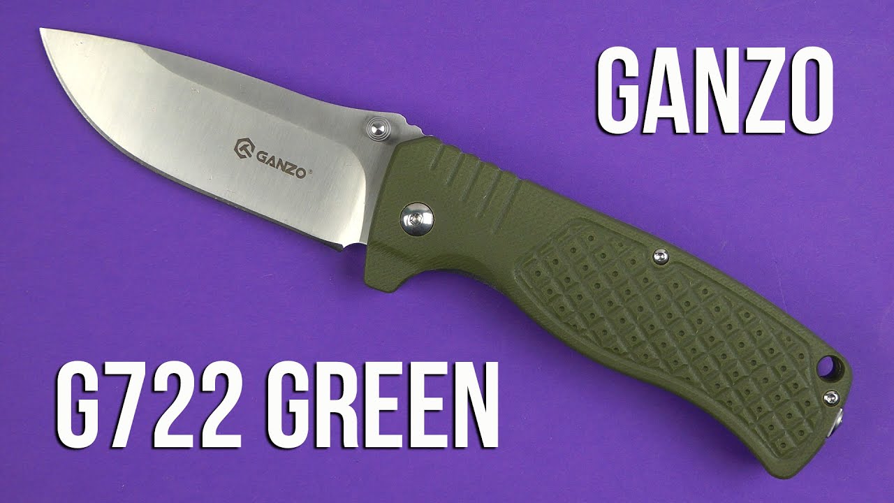 Распаковка Ganzo G722 Green