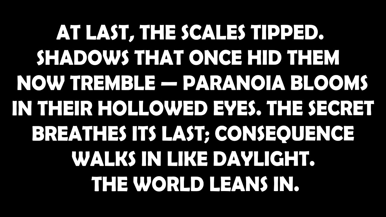 Расплата началась: правда вышла наружу, правосудие вот-вот восторжествует, и теперь они в панике!