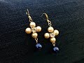 Pearls Montee Earrings.DIY Earrings. How to make Montee Earrings