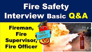 Fire Safety Interview Questions  Answers in Hindi | Fireman Interview | Fire Safety