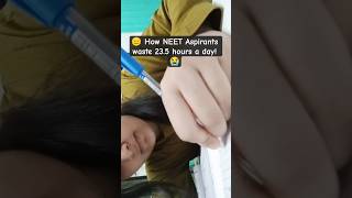 NEET Question Practice Vlog Gone Wrong! 🤡 Part-2 #neet #aspirant #study #fun