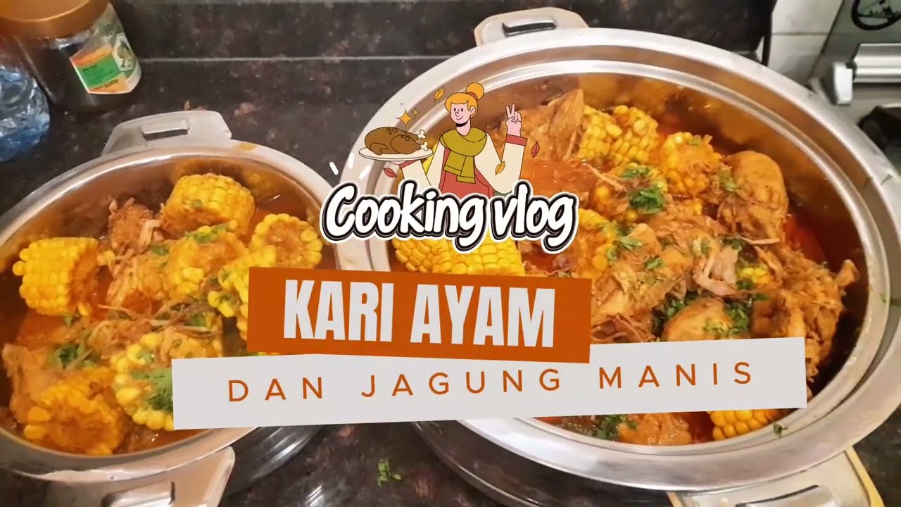 Kari ayam dan jagung manis