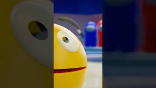 3D Animation Of Pacman 3D In The Scary Among Us Universe #Animation #Pacman #Amongus