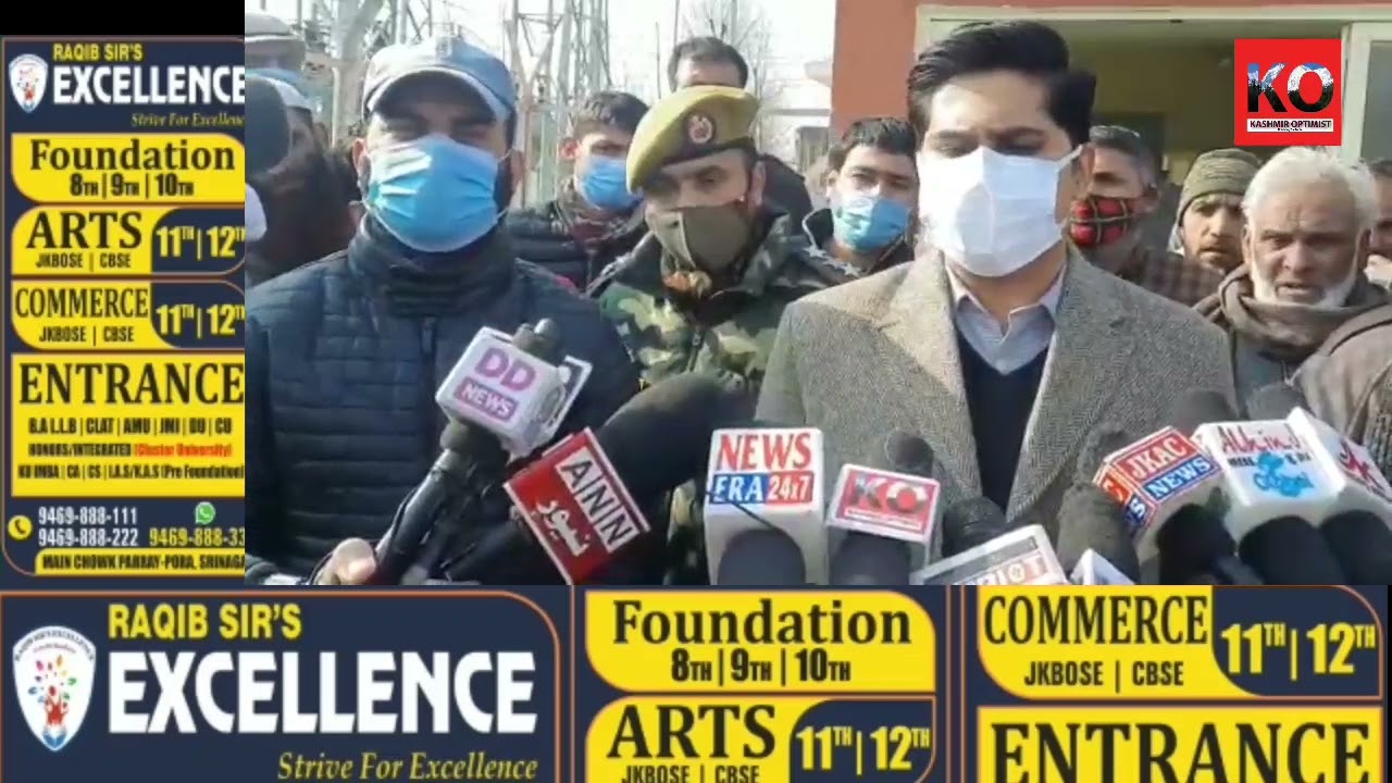 Deputy commissioner Bandipora inspected power supply in sumbal Bandipora