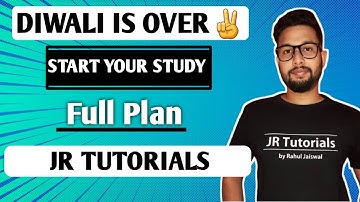 Diwali is Over Now Start your Study | JR Tutorials |