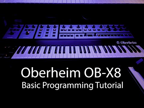 Oberheim OB-X8 Basic Programming Tutorial