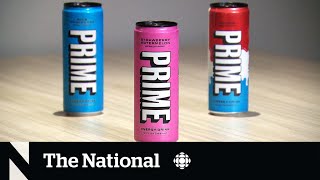 Prime drinks with illegal amounts of caffeine being sold in Canada