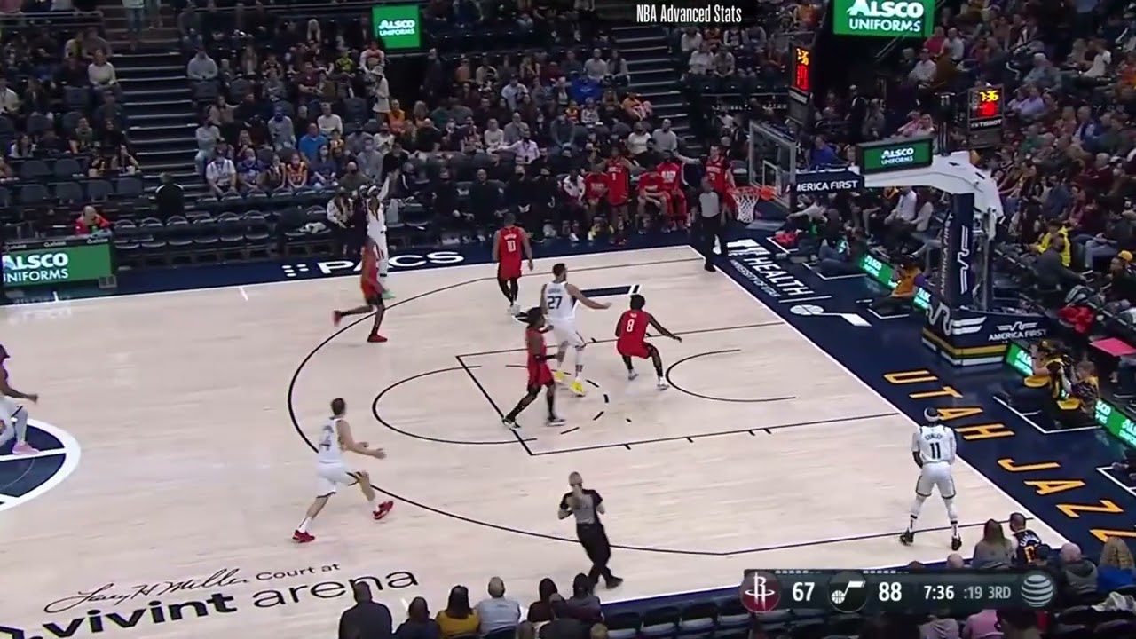 Rudy Gobert all blocks of February 2022