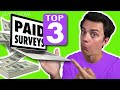 Top 3 Paid Survey Sites Online That Pay Real $$$ - YouTube