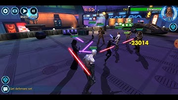 Traya/Nihilus/Sion/Savage (omicron) vs. CLS/Han/Chewie/Chewpio/C-3PO: 60 banners