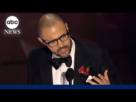 Oscars 2024: 'American Fiction' writer Cord Jefferson accepts award for Best Adapted Screenplay