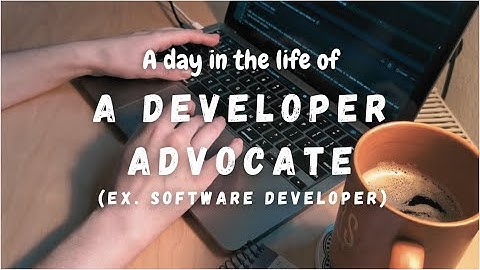 A day in life of a developer advocate / working from home edition