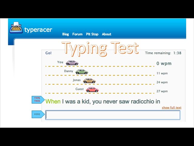 60 WMP, #Day12, 5 Minute Typing Test