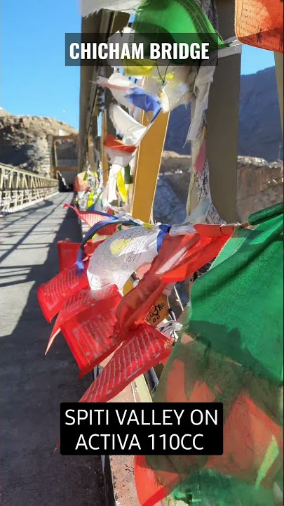 CHICHAM BRIDGE 🌉  #short #shorts #spitivalley