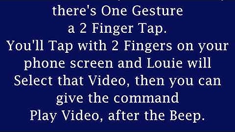 Louie Voice Control: How to Play and Pause a Video with Voice Commands