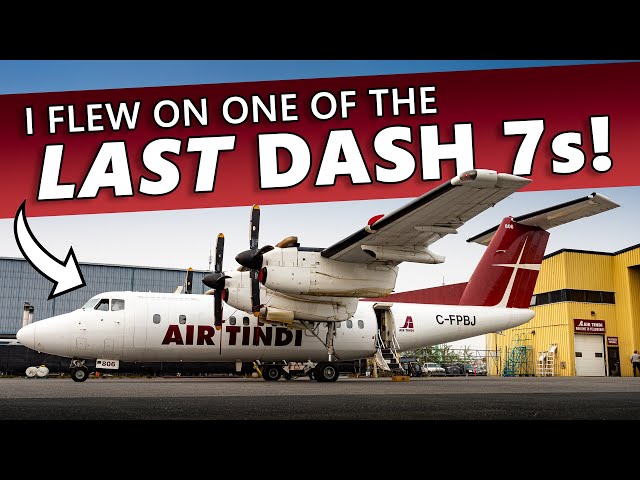 I Flew on one of the LAST Dash 7s in the WORLD! - YouTube