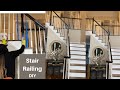 STAIR RAILING DIY // How To DIY your Stair Railing Save Some Money  // Glam Home Makeover Ideas