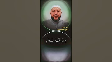 سورة فاطر الاية 29-31