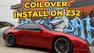 Installing Coilovers on Z32 300zx