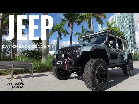 MOPAR Jeep Swithback Concept 1st. drive in Miami