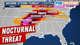 Severe Storms Continue To Develop Into Evening Hours Over Midwest