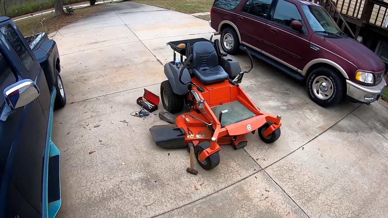 Husqvarna Zero Turn Mower Deck  Repair Part One