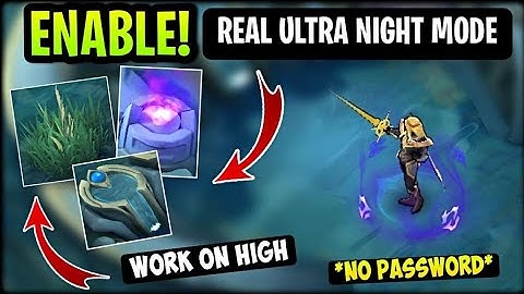 Enable Ultra Graphics Night Mode Smooth In Mobile Legends - Falls & Purple Fire [Patch Next Project]