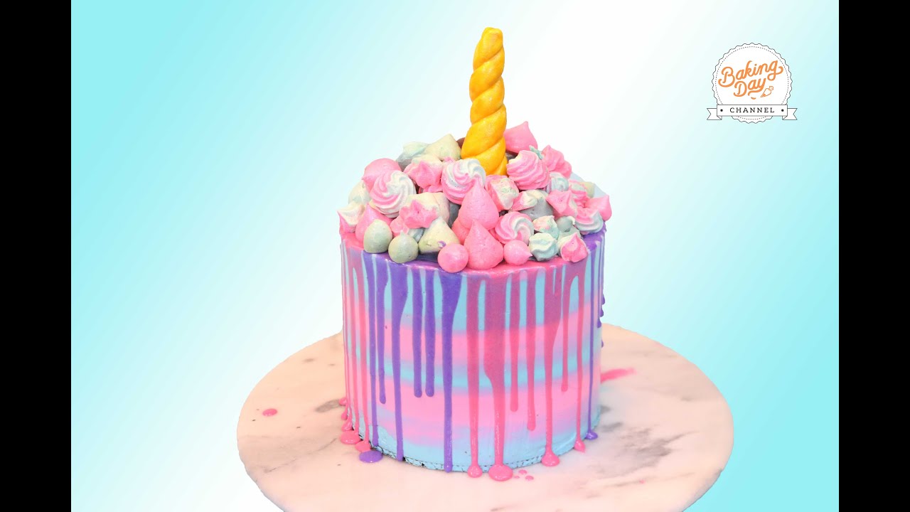 PASTEL DE UNICORNIO - BAKING DAY - YouTube