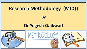 Research Methodology MCQ with Answer l Research Methodology MCQ for Preparation l MCQ l RM