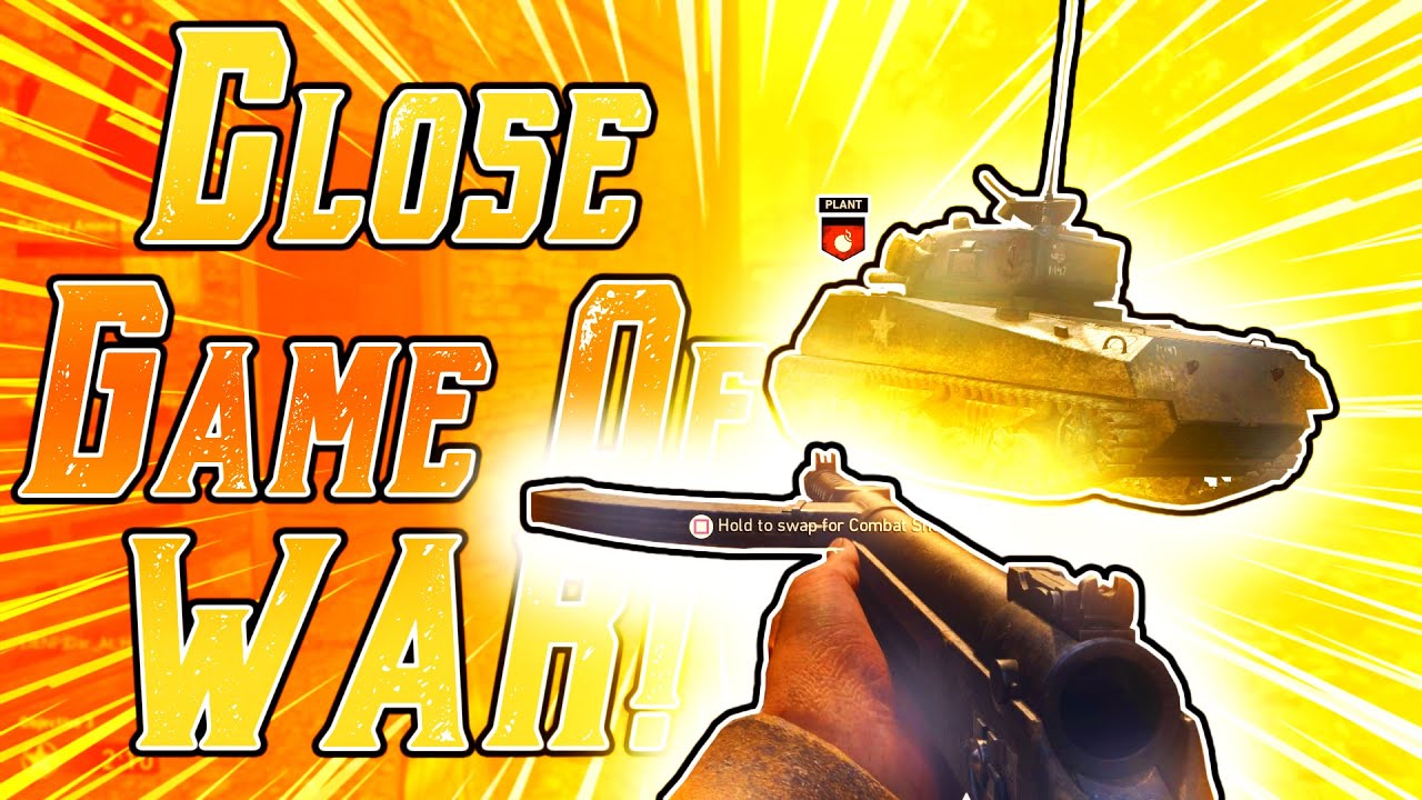 Close Game Of WAR Call Of Duty WW2 YouTube