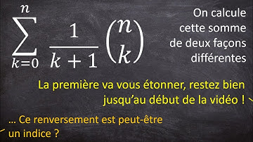 Une somme de produits d