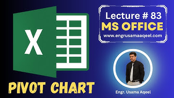 Pivot Chart in MS Excel | Lecture #83 | MS Office in Urdu/Hindi | Engr. Usama Aqeel