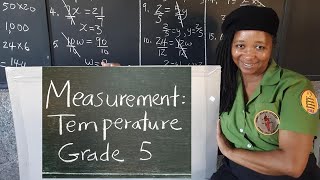 PEP Maths : Measurement.  How to Measure Temperature. Grade 5 Mathematics. Primary Exit Profile