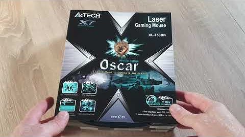 Unboxing A4 Tech X7  "XL-750BK"