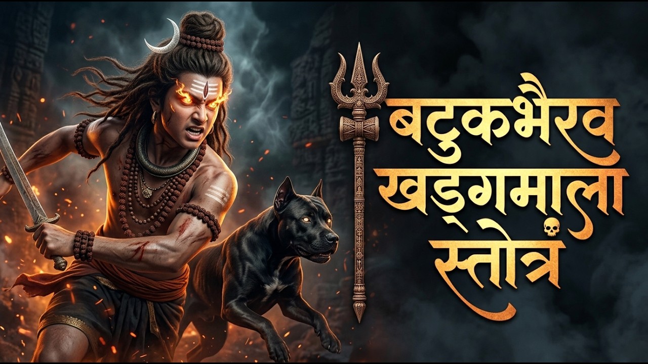 Facing Obstacles? Listen Bhatuk Bhairav Khadgamala Stotram | Unbreakable Shield Against Enemies#भैरव