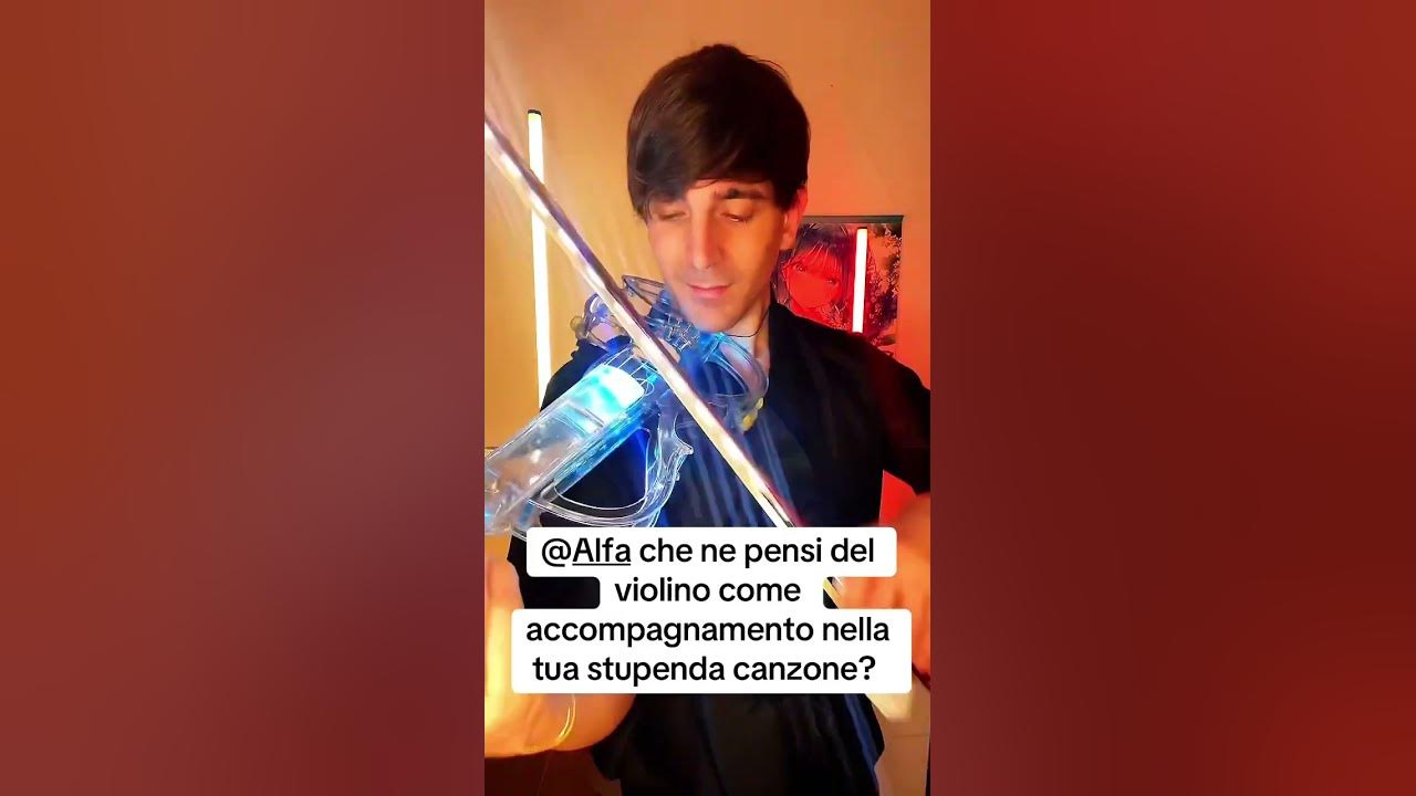 Filo rosso Alfa + Violino 🎻 #violin #violintune #2025 #musica #electricviolin #music