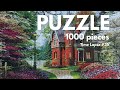 1000 pieces Jigsaw Puzzle | Victorian Cottage | Time Lapse #35
