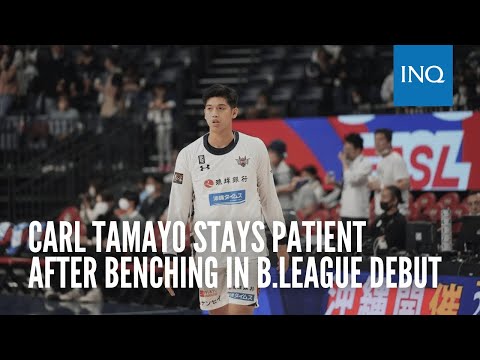 Carl Tamayo stays patient after benching in B.League debut