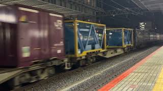 2060レ　EF210-129牽引コンテナ貨物列車(スーパーグリーンシャトル)　京都を通過！