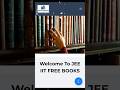 Jee iit free books #shorts