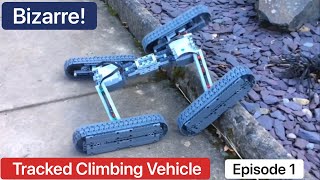 One of a kind Tracked Crawler! Effortless Climbing Lego technic MOC Vehicle. Climb Series Episode 1