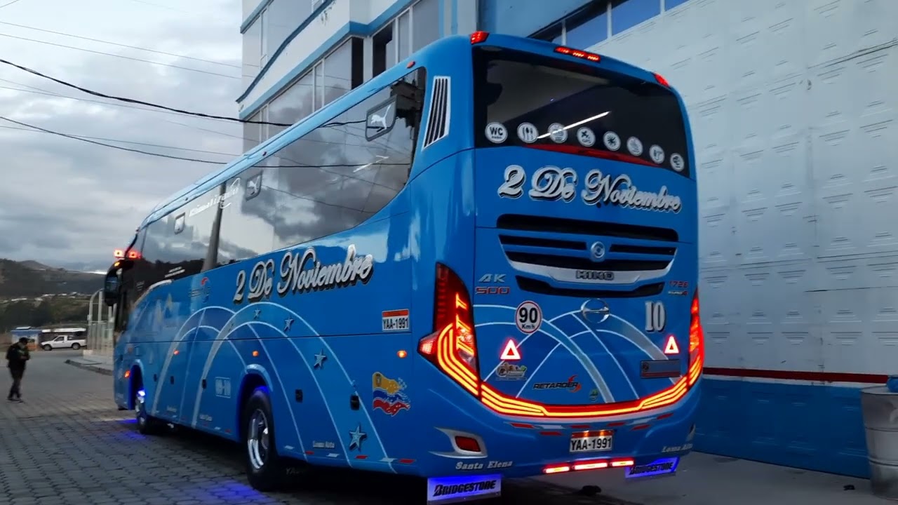 Nuevo bus para la cooperativa de transportes 2 de noviembre de la provincia de santa elena
