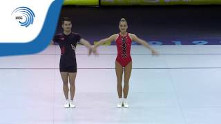 Sandra Dinca & Mihai Alin Popa Rou - 2019 Aerobics Europeans, Mixed Pairs Final