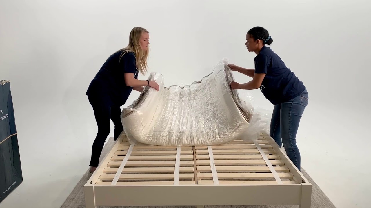 unbox the DreamCloud Premier mattress.Learn more about the DreamCloud Premi...