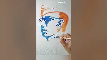 #how to draw netaji subhas chandra bose #easy#shorts#netaji birthday #23 Rd January #easy #art
