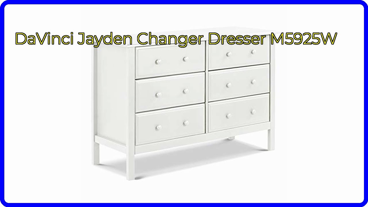 REVIEW (2025): DaVinci Jayden Changer Dresser M5925W. ESSENTIAL details.