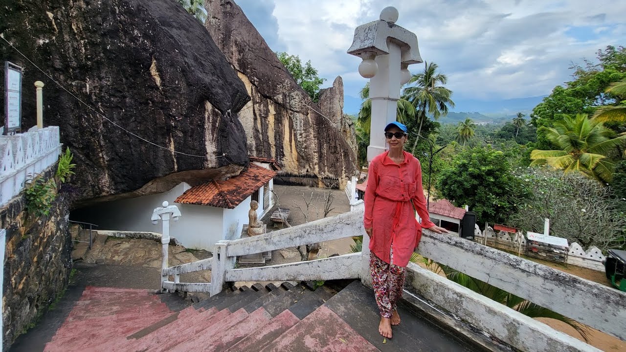 90. ШРИ ЛАНКА. ПУТЕШЕСТВИЕ В ЦЕНТР ОСТРОВА ДОРОГА ДО МАТАЛЕ ЧАСТЬ 1 СКАЛЬНЫЙ ПЕЩЕРНЫЙ ХРАМ АЛУВИХАРА