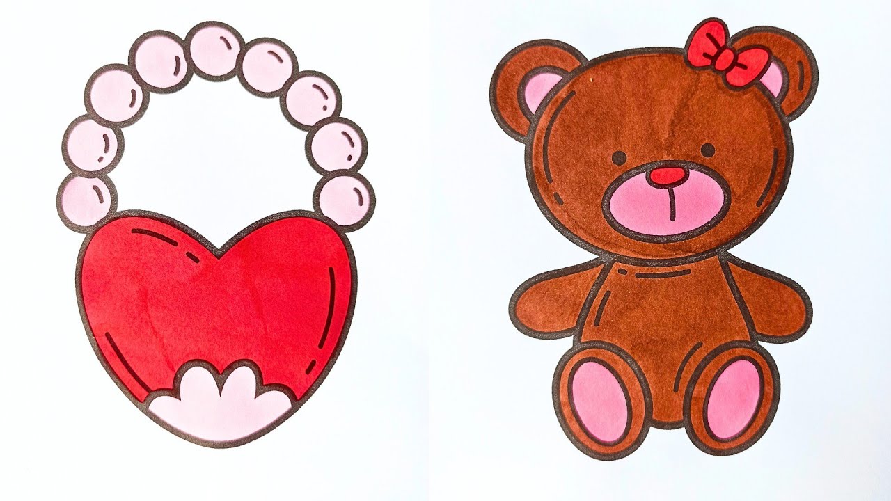 Relaxing and satisfying coloring video | Colouring asmr