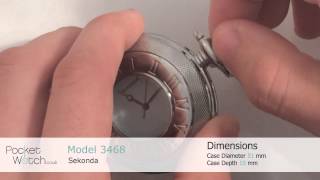 Sekonda 3468 Quartz Half Hunter Pocket Watch