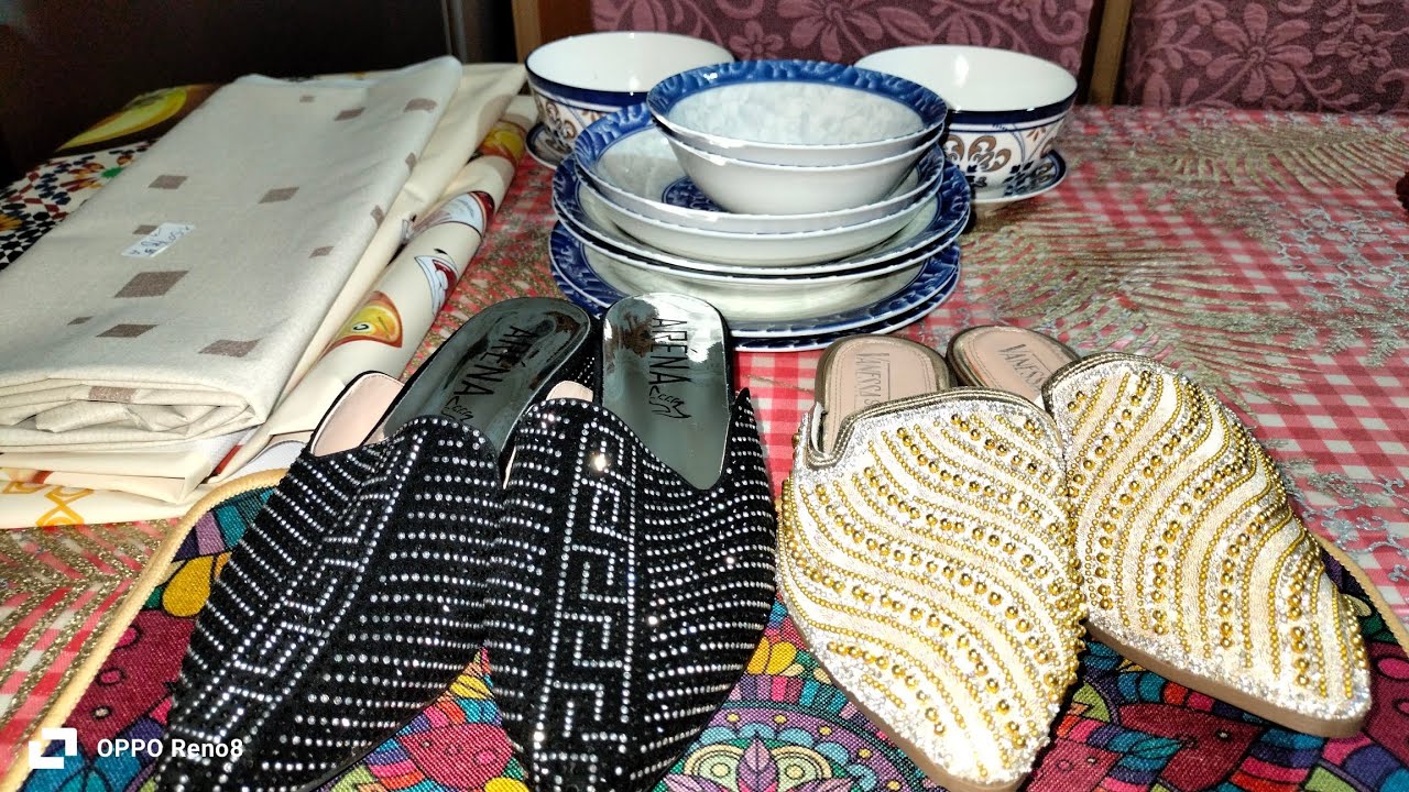 مشترياتي الاخيرة بمناسبة الشهر الفضيل بسيطة وانا  راضية بها وانا استعمل بعضها اليوم الاول